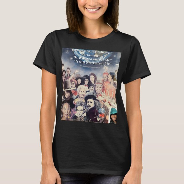 Camiseta “Defensor: “Alguém que amo tem Parkinson (Frente)
