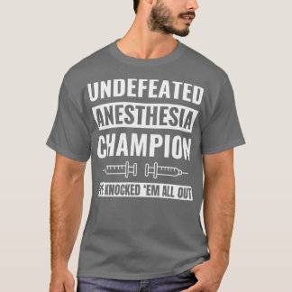 Camiseta Defensor da Anestesia Invencível CRNA Nu Anestesis