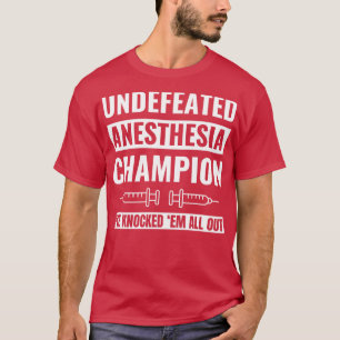 Camiseta Defensor da Anestesia Invencível CRNA Nu Anestesis