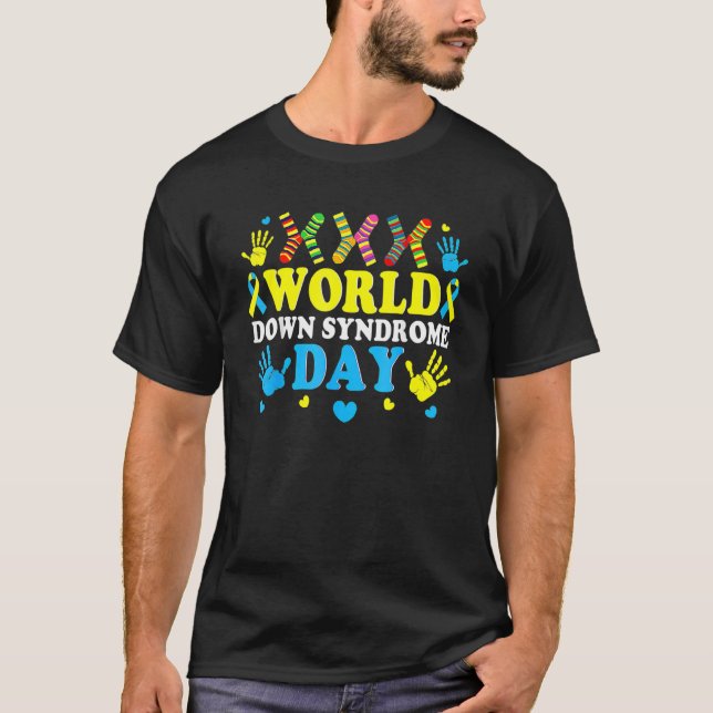 Camiseta Defensor da Consciência da Síndrome legal do Mundo (Frente)