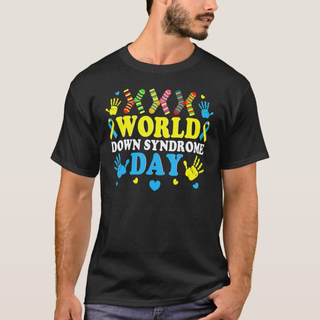Camiseta Defensor da Consciência da Síndrome legal do Mundo (Frente)