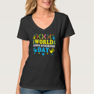 Camiseta Defensor da Consciência da Síndrome legal do Mundo