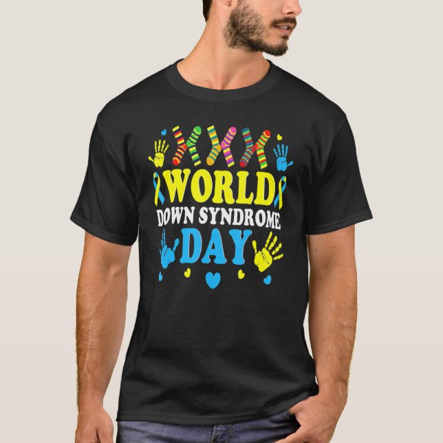 Camiseta Defensor da Consciência da Síndrome legal do Mundo (Frente)