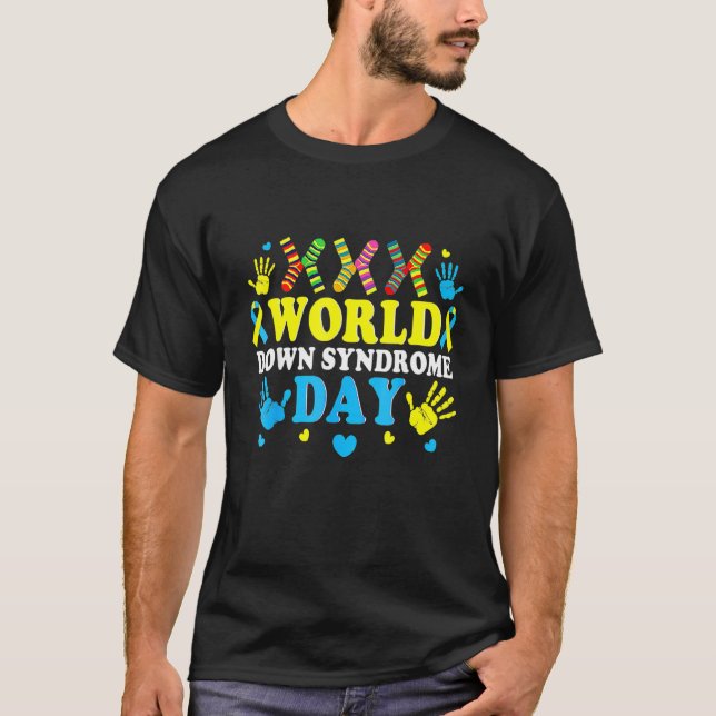 Camiseta Defensor da Consciência da Síndrome legal do Mundo (Frente)