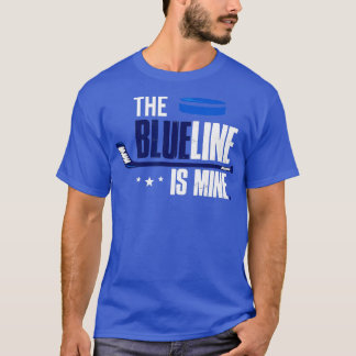 Camiseta Defensor De Hóquei A Linha Azul É Minha
