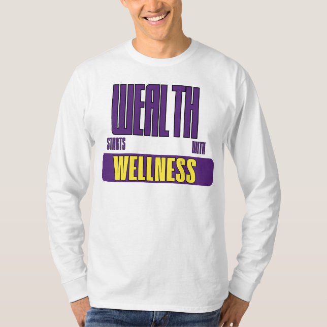 Camiseta Defensor do Empoderamento através do Bem-Estar com (Frente)