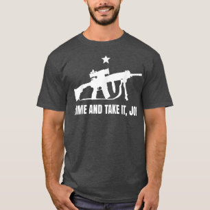 Camiseta Defensor Dos Direitos Das Armas Ar15 Venha E Pegue