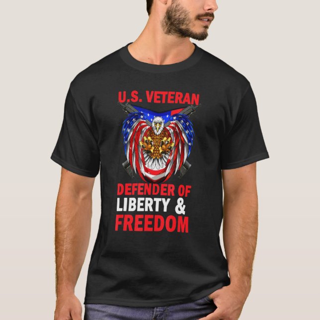Camiseta Defensor Veterano Da Liberdade E Da Liberdade 4º D (Frente)