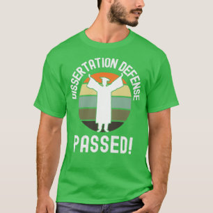 Camiseta Defesa de Dissertação Passou Graduação Fina D