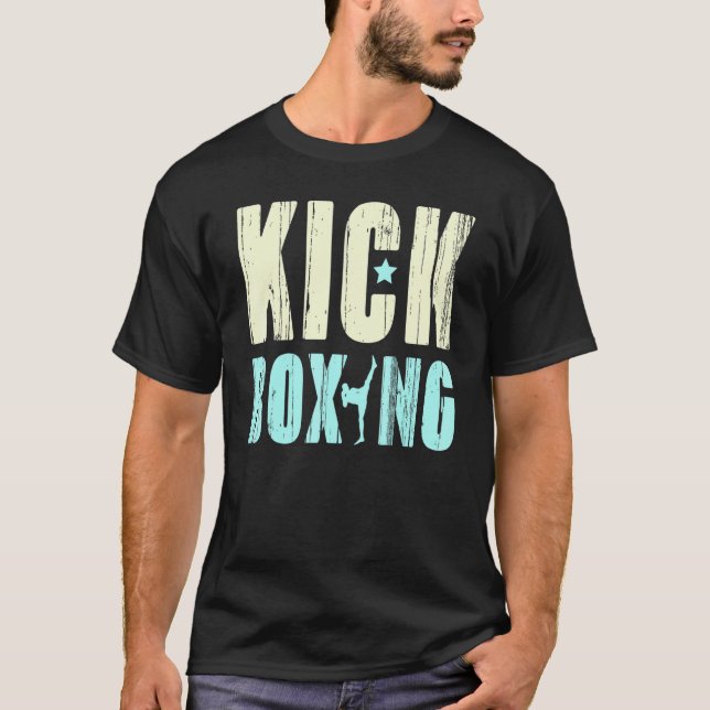 Camiseta Defesa de Kickboxing Chute Soco Karatê Joelho Voad (Frente)