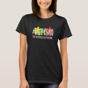 Camiseta Defesa do Autismo Gentileza Neurodiversidade Arco-