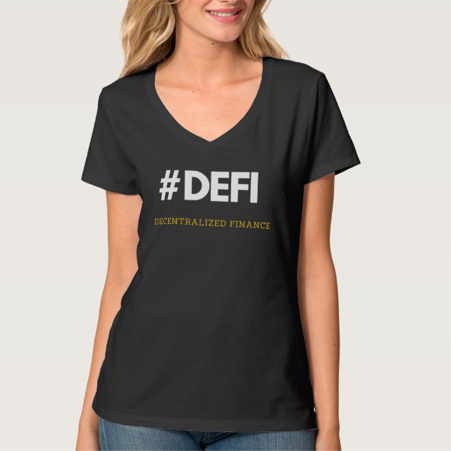 Camiseta Defi Decentralized Finance Blockchain And Defi (Frente)