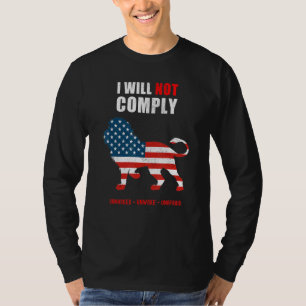 Camiseta Defiant Patriot Conservative Medical Freedom 2