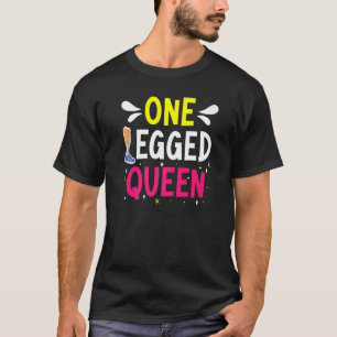 Camiseta Deficiência Amputea Da Rainha De Uma Perna Quando