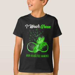 Camiseta Deficiência cerebral do cérebro das penas da borbo