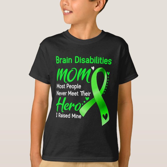 Camiseta Deficiência cerebral Mãe Eu Criei Mina (Frente)
