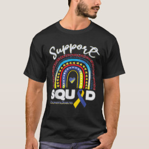 Camiseta Deficiências de desenvolvimento suportam gralha az