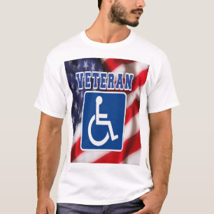 Camiseta deficiente Veteran EUA