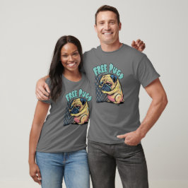 Camiseta defina LIVRE os PUGS