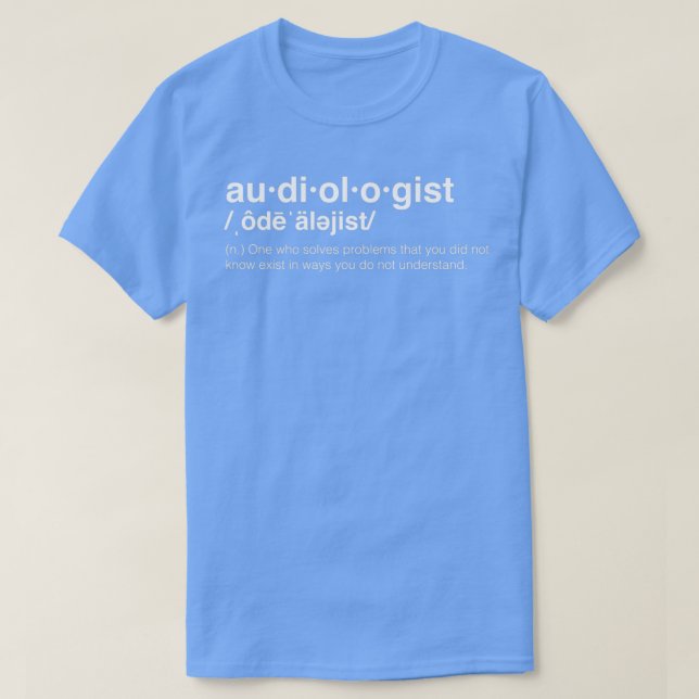 Camiseta Definição Audiologista (Frente do Design)