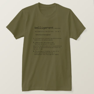 Camiseta Definição Belligerente