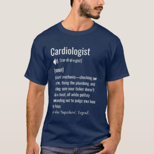 Camiseta Definição Cardiologista
