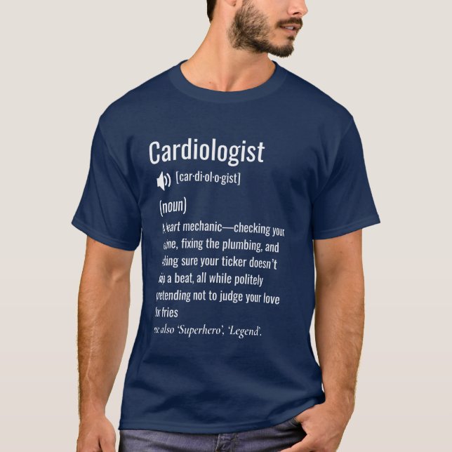 Camiseta Definição Cardiologista (Frente)