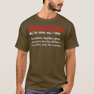 Camiseta Definição com estilo de dicionário de depuração
