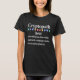 Camiseta Definição Criptopath - Operador de investimento Cr (Frente)