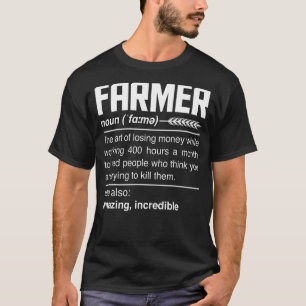 Camiseta Definição de agricultor Noun Agricultura