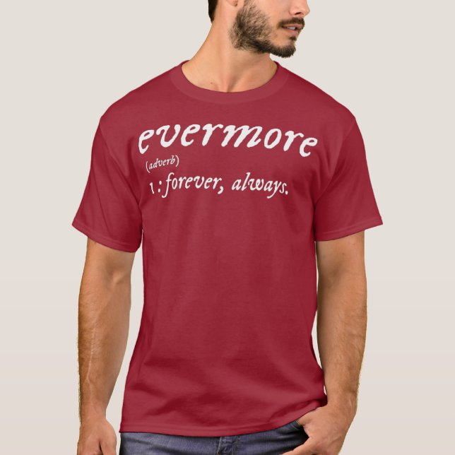 Camiseta Definição de Amor Musical Evermore (Frente)