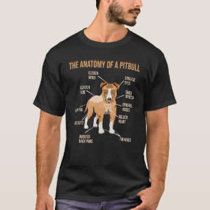 Camiseta Definição de Anatomia Animal de Cachorro de Estima
