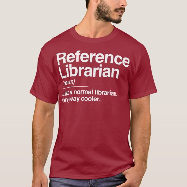 Camiseta Definição de Bibliotecas de Referência Normal Some (Frente)