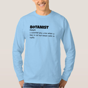 Camiseta Definição de Biólogo de Plantas Engraçadas