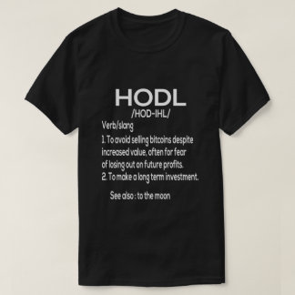 Camiseta Definição De Bitcoin De Hodt - Btc Investment Cryp