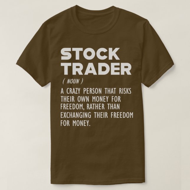 Camiseta Definição de bolsa b (Frente do Design)