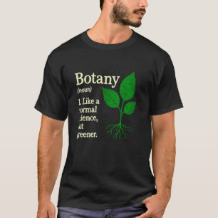 Camiseta Definição de Botânica Humor Divertido Ciência das