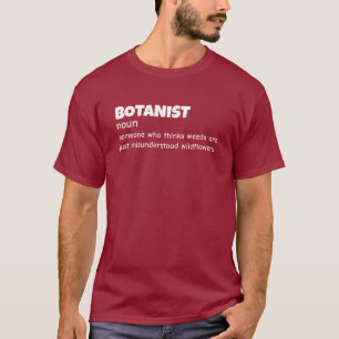 Camiseta Definição de Botânico Profissional