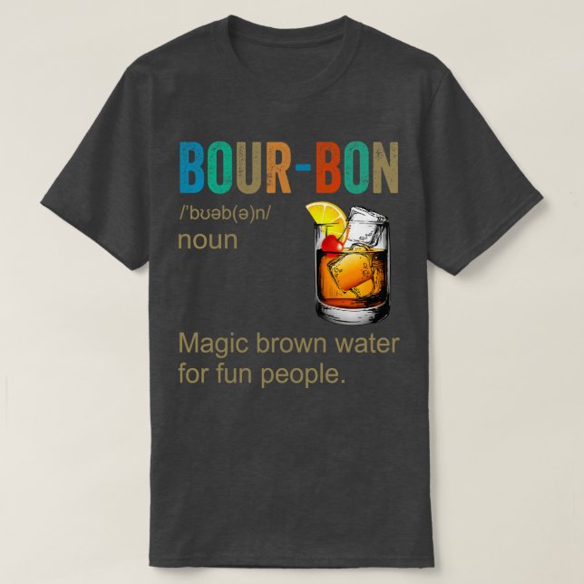 Camiseta Definição de Bourbon (Frente do Design)