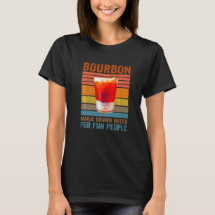 Camiseta Definição de Bourbon Água Marrom Mágica Para Pesso