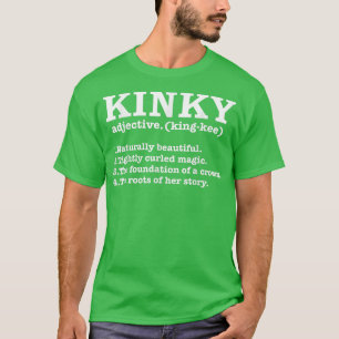 Camiseta Definição de Cabelo Kinky O Orgulho Natural De Cab