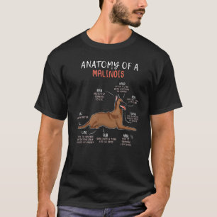 Camiseta Definição De Cão Pet Anatomia Animal Do Malino Bel