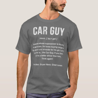 Camiseta Definição de Cara do carro