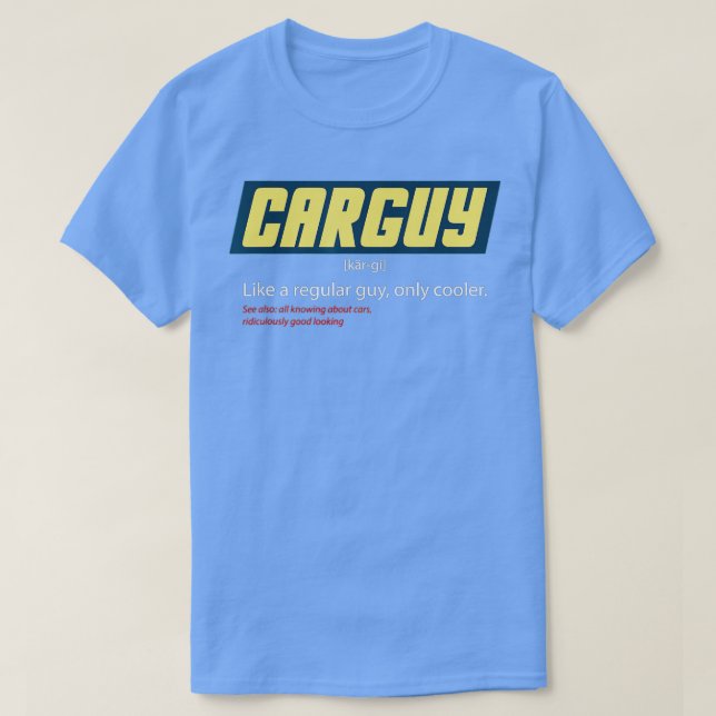 Camiseta Definição de Cara do veículo com Cara engraçada (1 (Frente do Design)