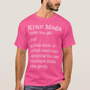 Camiseta Definição de Combate Autodefesa de Krav Maga