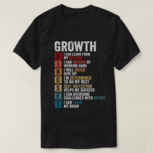 Camiseta Definição de Conjunto de Modos de Crescimento - In (Frente do Design)