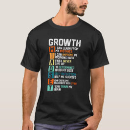 Camiseta Definição de Crescimento Ponderando Cotações Motiv