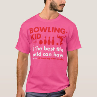 Camiseta Definição de Criança Esportista Boliche menino eng