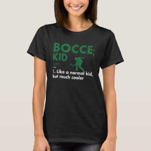 Camiseta Definição de Criança Esportiva Bocce_1