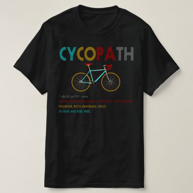Camiseta Definição de Cycopath (Frente do Design)